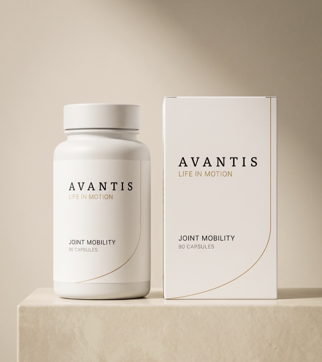 Avantis Joint Mobility bottle and box